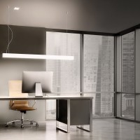 Ideal Lux Office SP Lampada LED a Sospensione Lineare con