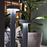 Ideal Lux Tesla PT4 Ground Bollard for Outdoor in Modern Style