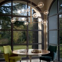 Ideal Lux Equinoxe SP12 Lampadario LED a Sospensione per