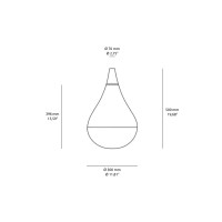 IGuzzini Drop by Drop LED Suspension Lamp with Diffused Light