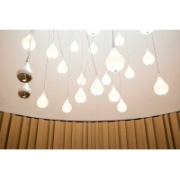 IGuzzini Drop by Drop LED Suspension Lamp with Diffused Light