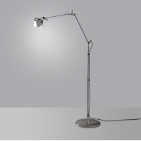 Artemide Tolomeo Floor Alluminio Lampada da Terra Orientabile