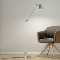 Artemide Tolomeo Floor White Adjustable Floor Lamp for Indoor