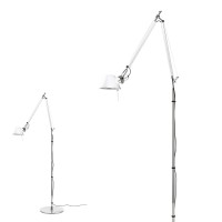 Artemide Tolomeo Floor White Adjustable Floor Lamp for Indoor