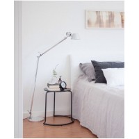 Artemide Tolomeo Floor Black Adjustable Floor Lamp for Indoor
