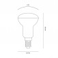 Flos Bulb R50 E14 LED 4W 360Lm 270K Chromed and Transparent