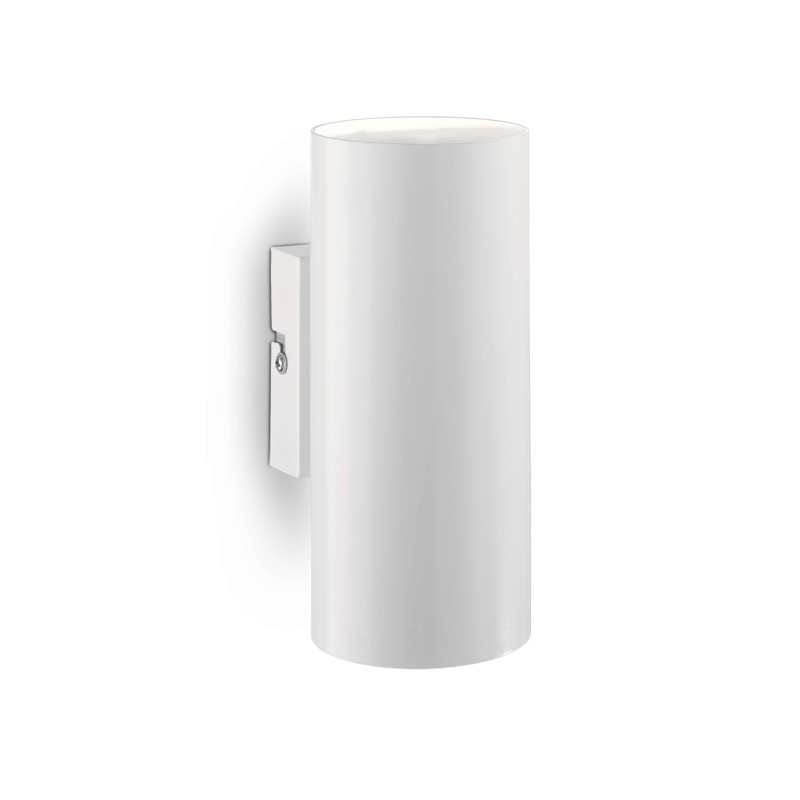 Ideal Lux Look AP2 Cylindrical Bi-emission Wall Lamp Applique