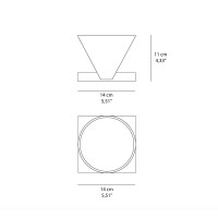 Ideal Lux Channel Adjustable LED Ceiling Spotlight Without