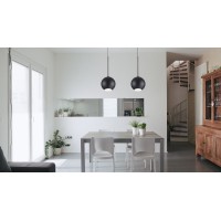 Ideal Lux Mr Jack SP1 Single Spherical LED Suspension Lamp for