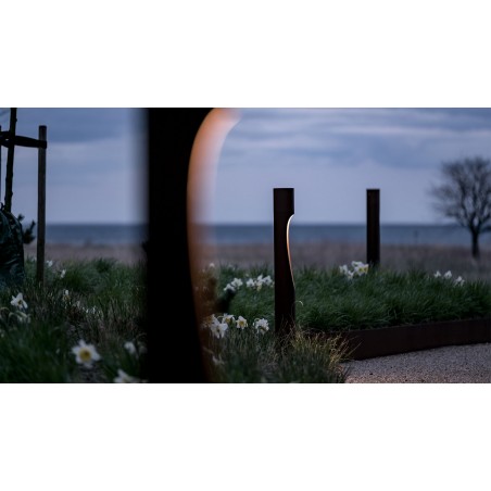 Louis Poulsen Flindt Bollard Lampada Paletto da Terra a LED per Esterno by Christian Flindt