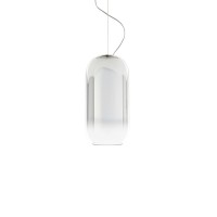 Artemide Gople Suspension Pendant Lamp LED Dimmable In Glass