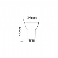 Marino Cristal Lampadina STD Dicroica LED MR11 GU10 4W 300 lm