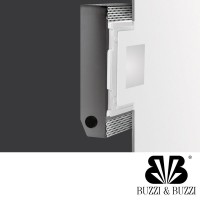 Buzzi & Buzzi Dry Micro LED Recessed wall Spotlight Rectangular