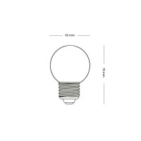 Daylight Bulb Luminaire G45 LED Mini Ball E27 2700K 100-240V