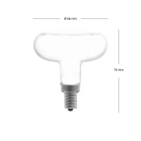 Daylight Filament Dash D66 Flat LED bulb E14 4W Dimmable