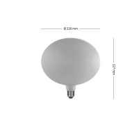 Daylight Milky LED Big Globe Bulb E27 10W Dimmable in Opal Glass