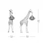 Qeeboo Giraffe In Love XS 100 cm Indoor Giraffe with E14 LED