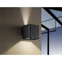Logica Titano Evo Bi-Emission LED Wall Lamp for Outdoor Double