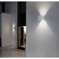 Logica Titano Evo Bi-Emission LED Wall Lamp for Outdoor Double