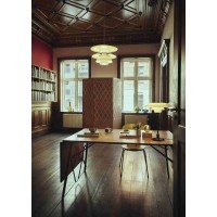 Louis Poulsen PH 3½-2½ Glass Table Lamp with Diffused Light for