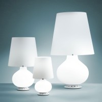 Fontana Arte Fontana Small Table Lamp with Diffused Light with