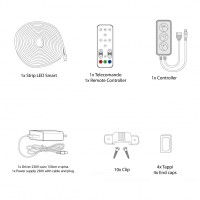 Lampo Strip LED Smart RGB IP68 12V 4W/meter 5 Flexible Meters