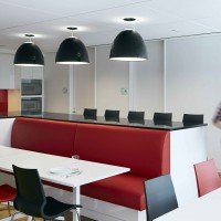 Artemide Nur Gloss Direct Light Dome Suspension Lamp Design By