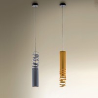 Artemide Decomposè Light Suspension Cylindrical Lamp with