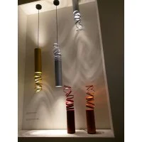 Artemide Decomposè Light Suspension Cylindrical Lamp with Artemide Decomposè Light Suspension Cylindrical Lamp with