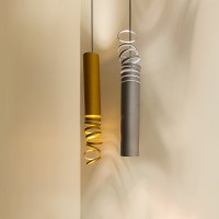 Artemide Decomposè Light Suspension Cylindrical Lamp with