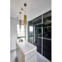 Artemide Decomposè Light Suspension Cylindrical Lamp with Artemide Decomposè Light Suspension Cylindrical Lamp with