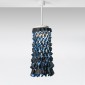 Artemide Les Danseuses Fan Ceiling Suspension LED Lamp Blue