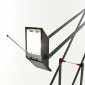Artemide head complete with glass and rod, spare part table lamp