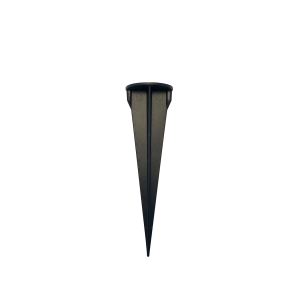 Flos Black Stake Accessory for Bollards with Base for Ground