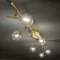 Ideal Lux Maracas PL6 Ceiling LED Lamp with 6 Adjustable Lights