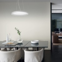 Ideal Lux Fly SP D35 Circular LED Suspension Lamp for Indoor