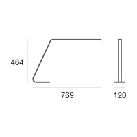 Linea Light MA&DE Lama Tab LED 9W 3000K 624lm Lampada da Tavolo