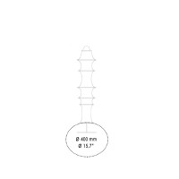 Artemide Accessorio Base Lampada Ø400 mm in Alluminio per