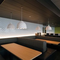 Louis Poulsen LC Shutters Suspension Lamp with White Anti-glare