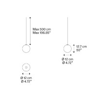 Lodes Random Solo Lampada Sferica LED Dimmerabile da