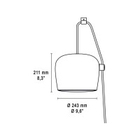 Flos AIM x 4 Punti Luce LED Lampada Sospensione Soffitto