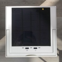 Logica Diogene Hybrid Corten Dimmable LED Table Lantern With