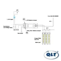 QLT interfaccia Dimmerabile DALI / 1-10V 12-24V 144-288W con QLT interfaccia Dimmerabile DALI / 1-10V 12-24V 144-288W con