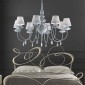 Ideal Lux Blanche SP8 Suspension Chandelier with 8 Lights for