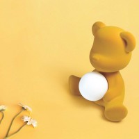 Qeeboo Teddy Girl Rechargeable LED Table Lamp By Stefano