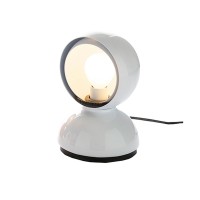 Artemide Eclisse E14 25W Table Lamp White By Vico Magistretti