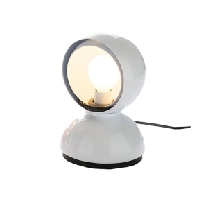 Artemide Eclisse E14 25W Table Lamp White By Vico Magistretti