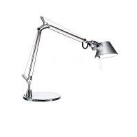 Artemide Tolomeo Micro Lampada da Tavolo Alluminio Brillante By
