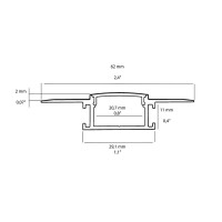 Lampo Accessorio Raccordo Connessione L 90° per Kit Profilo