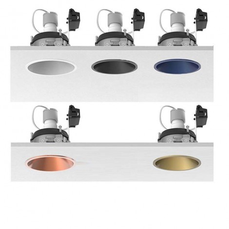 Flos Easy Kap 80 Adjustable Round GU10 LED Recessed Ceiling